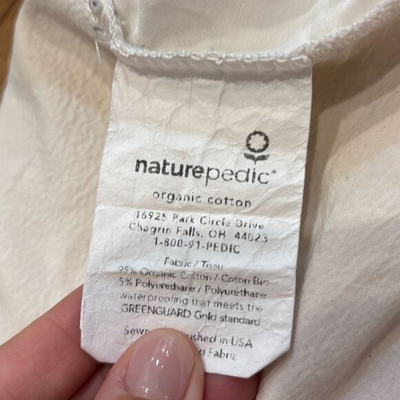 Naturepedic Organic Waterproof Mattress Protector Pad CRIB SIZE!